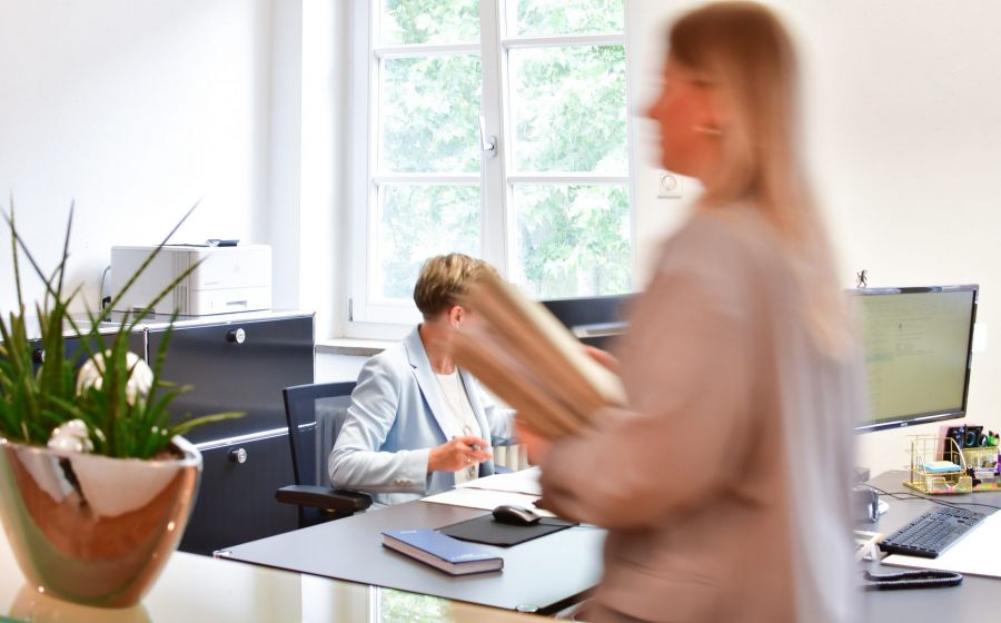 Kanzlei Empfangsbereich